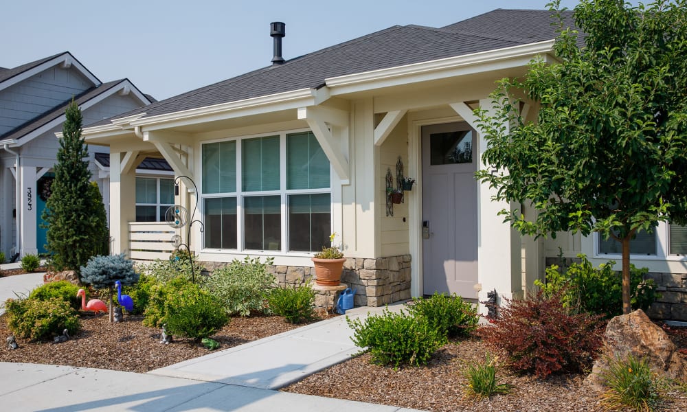 A villa exterior at Touchmark at Meadow Lake Village in Meridian, Idaho
