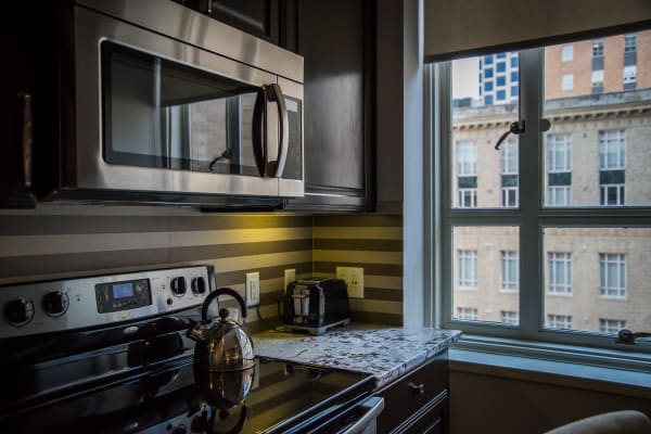 Kitchen at 400 North Ervay in Dallas, Texas