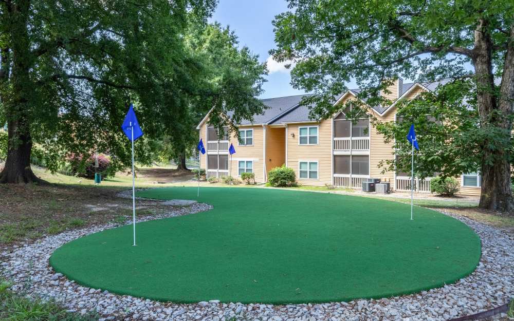 Putting Green at Hampton Greene Apartment Homes in Columbia, South Carolina