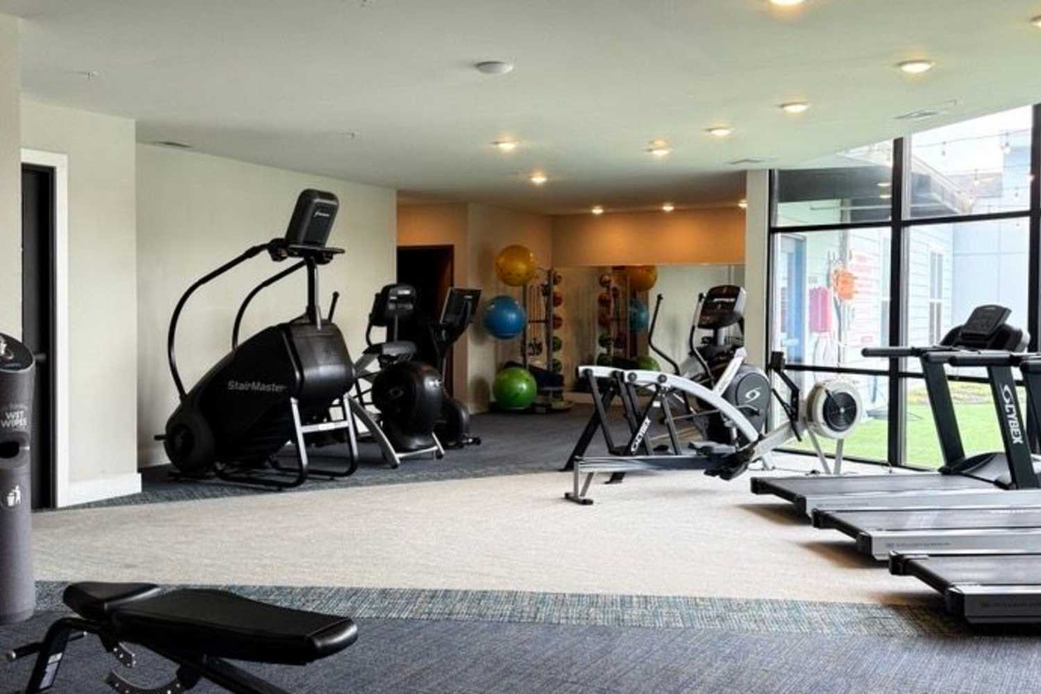 Gym at The Quarters Bloomington in Bloomington, Indiana