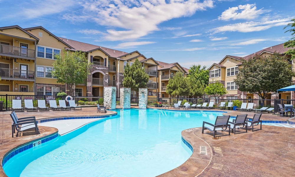 Swimming pool at Park at Coulter in Amarillo, Texas