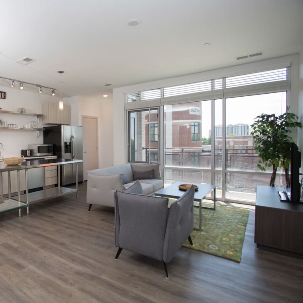 Stainless-steel appliances at 747 in Indianapolis, Indiana