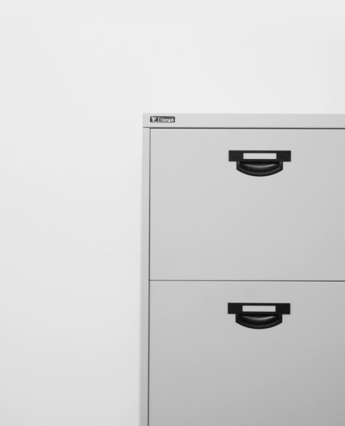 a filing cabinet