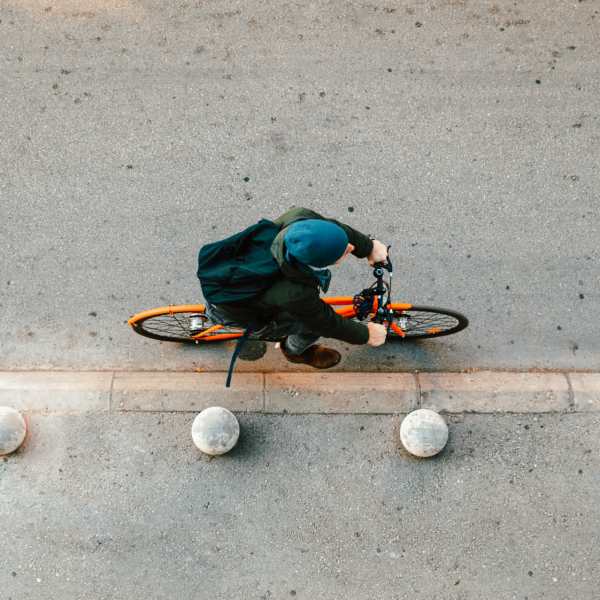 Team member commuting to work at Peters Residential in Culver City, California
