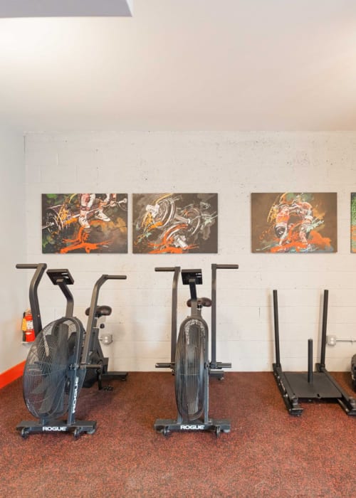 Cool fitness center at Encore 99 in East Haven, Connecticut