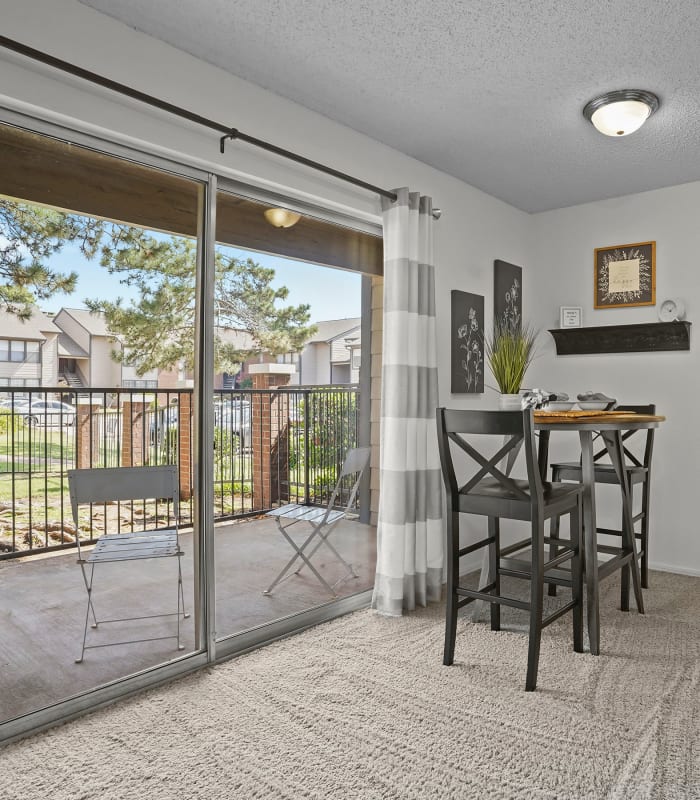 the dining room of Hunter's Ridge in Oklahoma City, Oklahoma