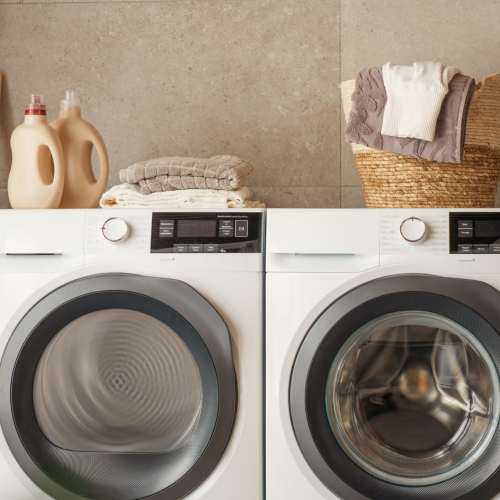 On-site laundry Mary Harvin House in Baltimore, Maryland