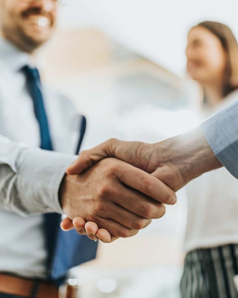 Handshake at Wilhoit Properties, Inc. in Springfield, Missouri