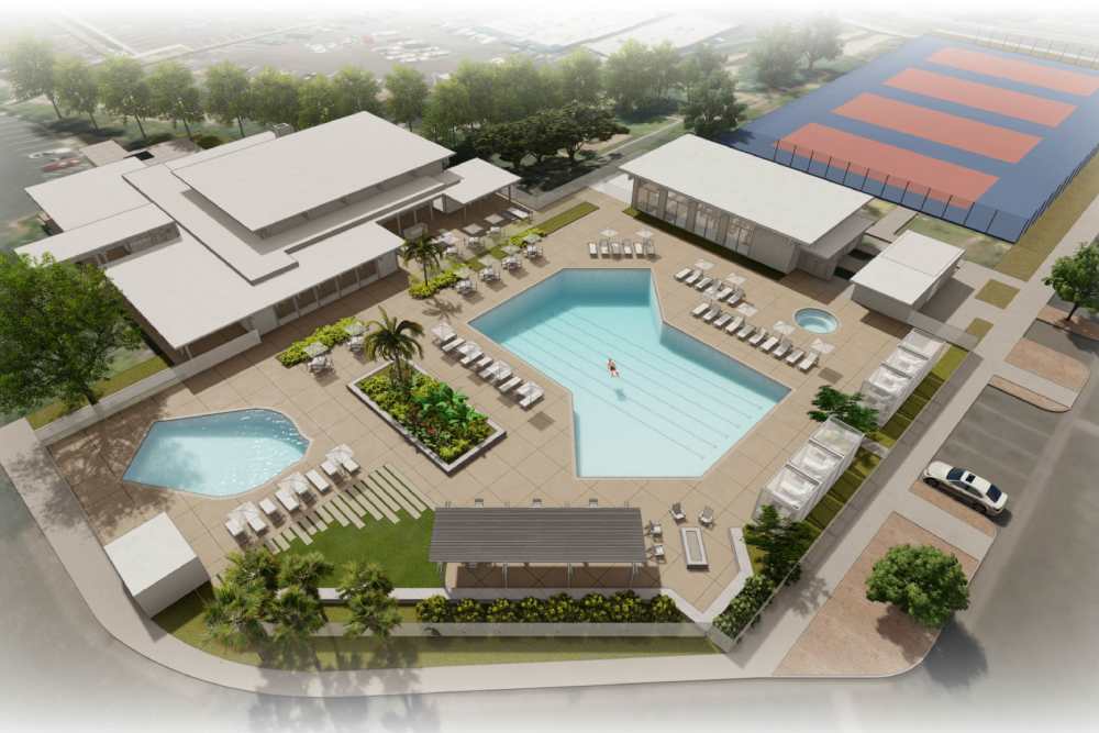 Aerial photo at The Eleven Hundred in Sacramento, California