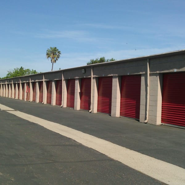 Exterior units at StorQuest Self Storage in Camarillo, California