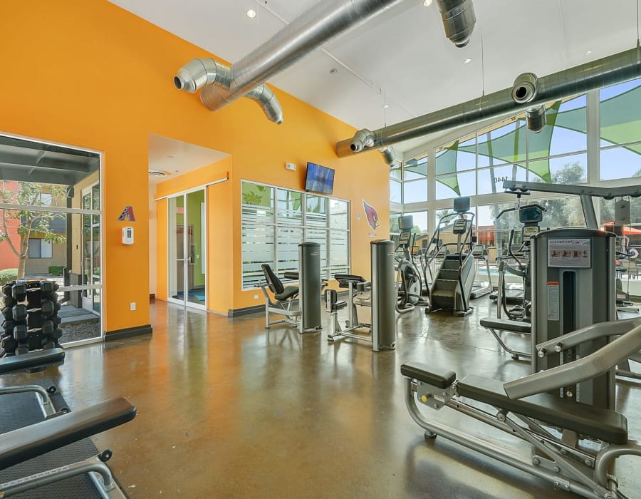 State-of-the-art fitness center at Onnix in Tempe, Arizona