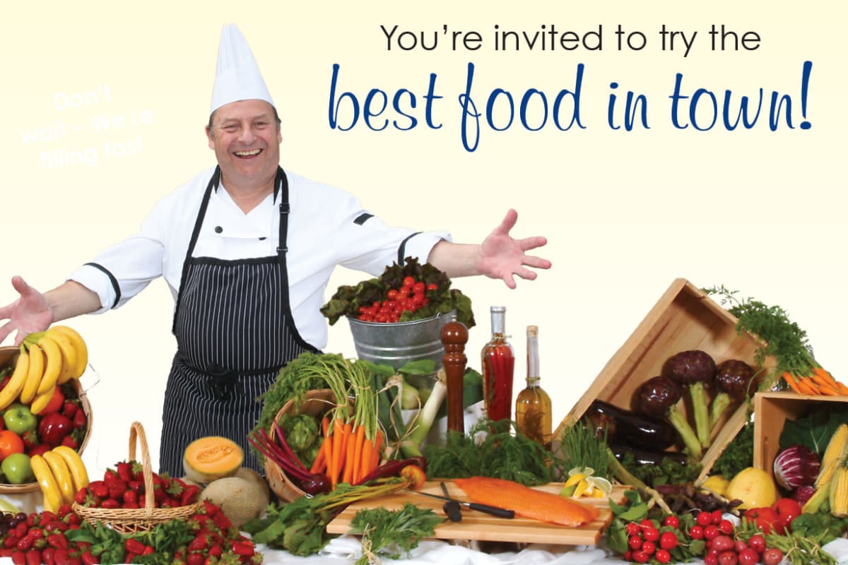 Food preparation services at Kennedy Meadows Gracious Retirement Living in North Billerica, Massachusetts