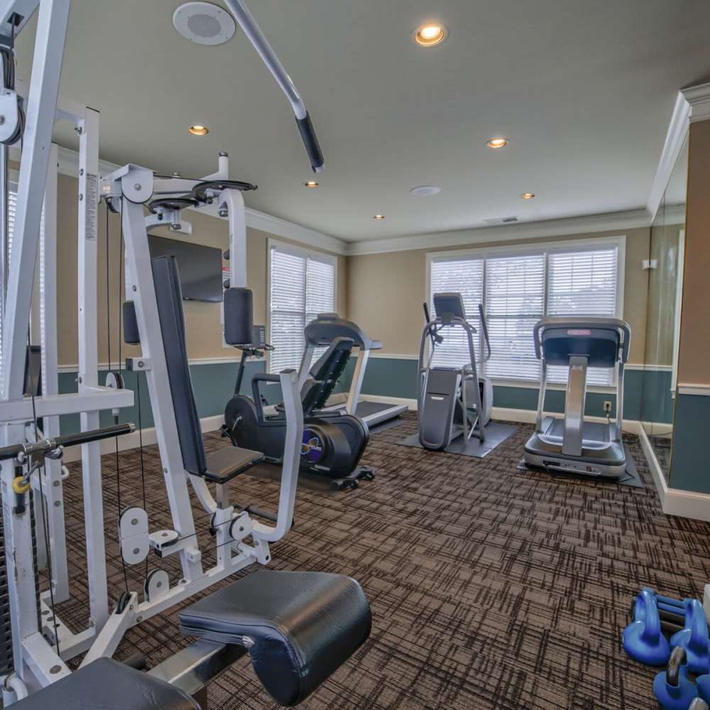 Fitness center at Avonlea Highlands in Cartersville, Georgia