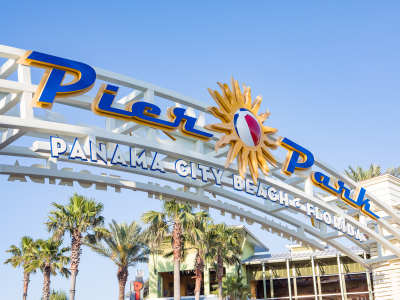 View neighborhood at Pier Park Crossings in Panama City Beach, Florida