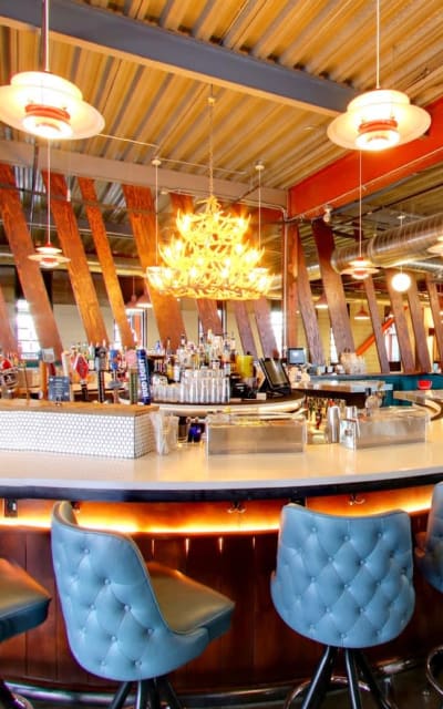 Punch Bowl social club in Denver, Colorado near Solana Stapleton Apartments