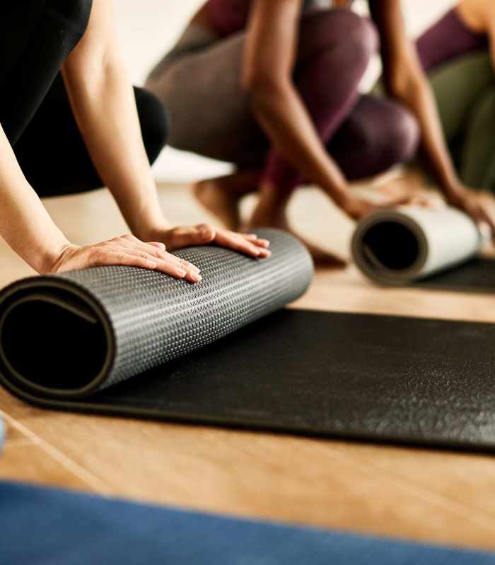Fitness center at Greer Mill Residences in Greer, South Carolina