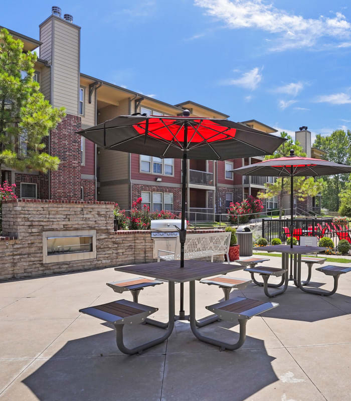 two Picnic seating of Icon at Broken Arrow in Broken Arrow, Oklahoma