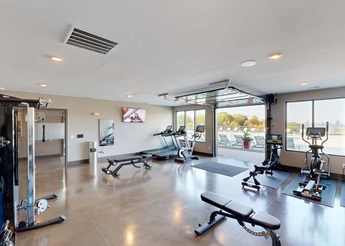 Fitness Center at Elevation 800 in Covington, Kentucky