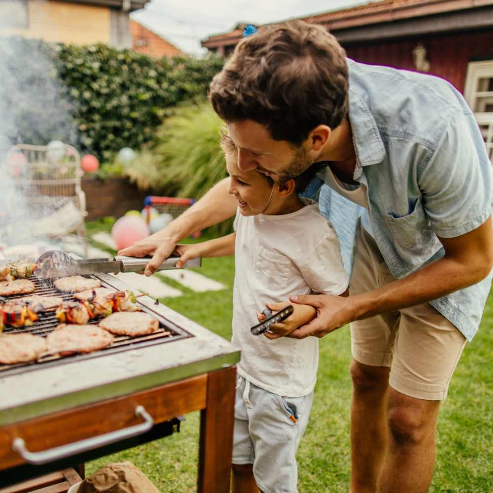 Grill And Chill Stations at McKinney Falls Apartments in Austin, Texas