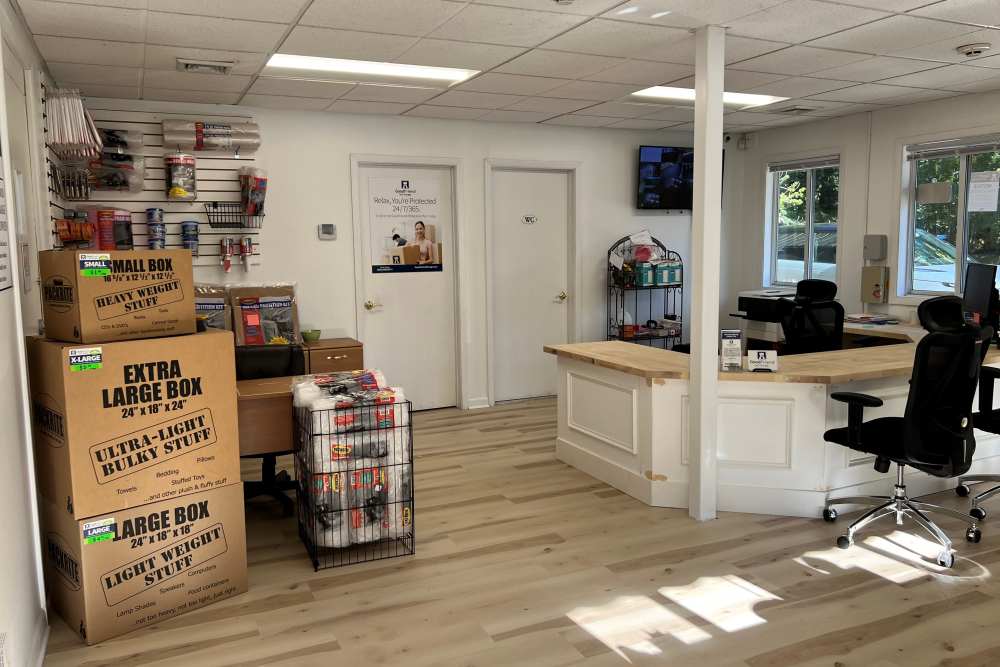 The office at GoodFriend Self-Storage East Hampton in East Hampton, New York