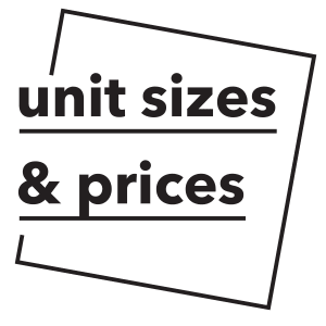 Gilbert Self Storage in Fullerton, California, unit sizes and prices callout
