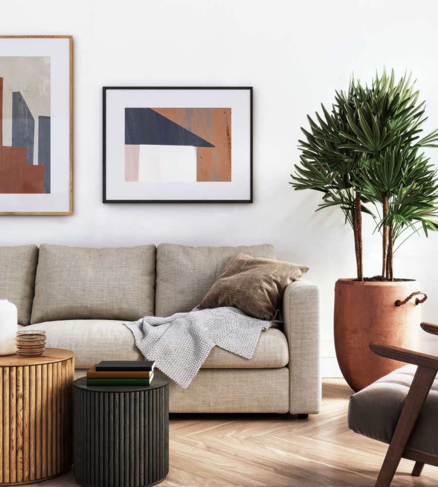 Modern decor and finishes in a townhome at Parkwood Oaks in Bedford, Texas