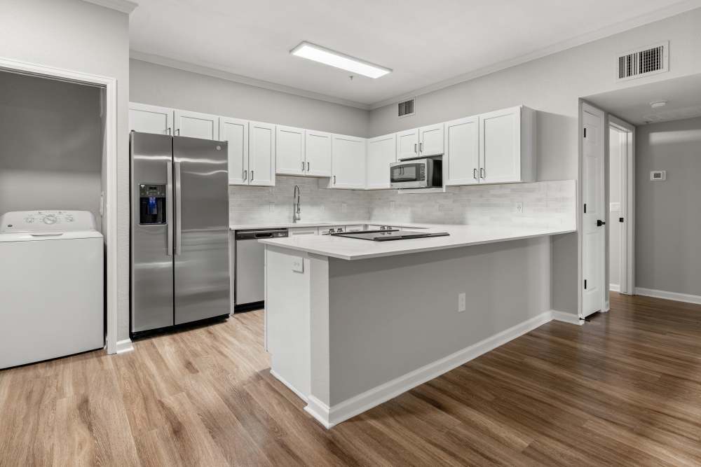Apartment kitchen at Briargate on Main in Parker, Colorado