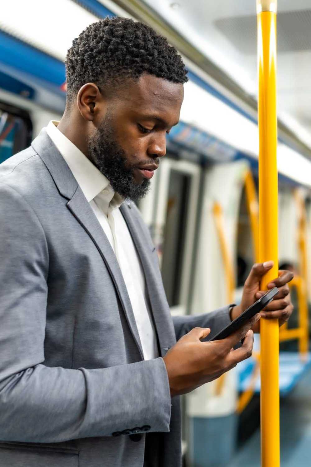 Resident travelling near McCue Galleria in Houston, Texas