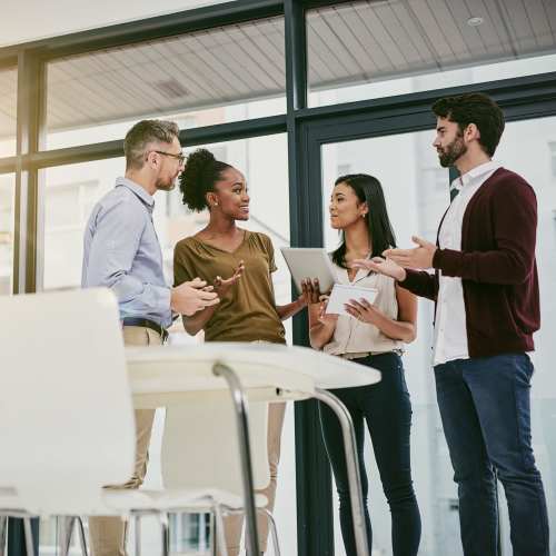 Colleagues at Stintino Management in Charlotte, North Carolina