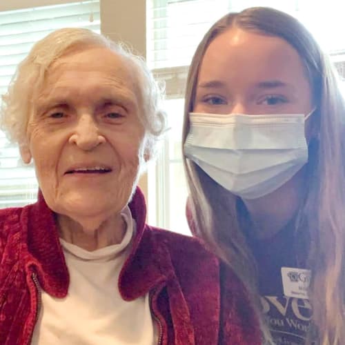 Team member and resident at The Oxford Grand Assisted Living & Memory Care in Kansas City, Missouri