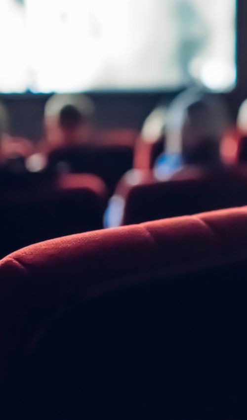 Community theater room at The Huntington in Morgan Hill, California