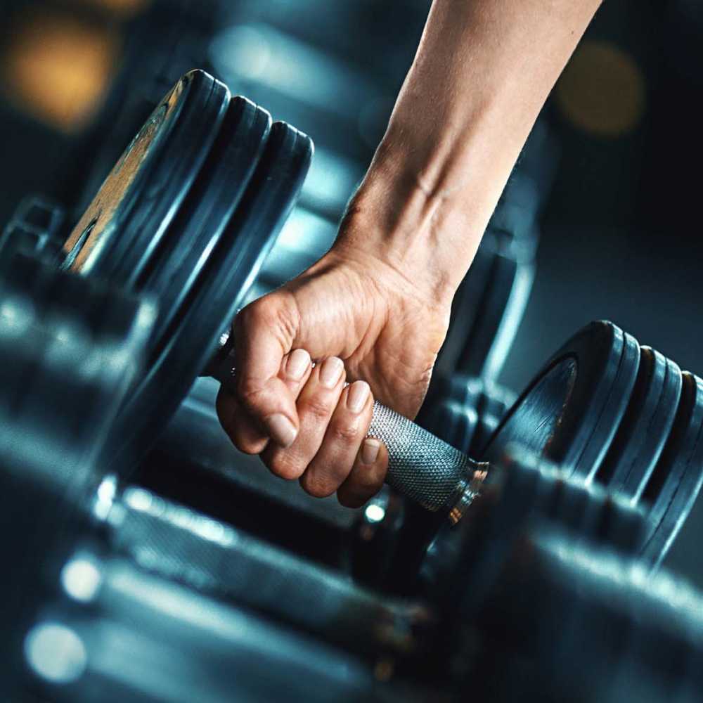 Fitness center at McKinney Falls Apartments in Austin, Texas