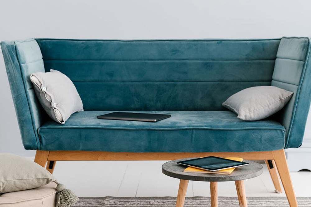 Beautiful sofa at Irving Street in Framingham, Massachusetts