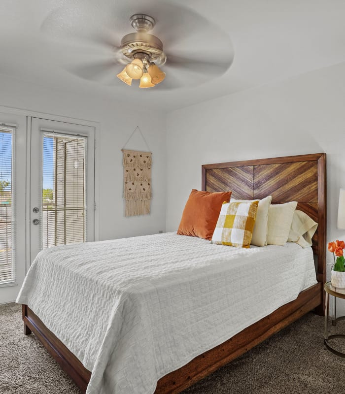 Bedroom at Shadow Ridge Apartments in El Paso, Texas