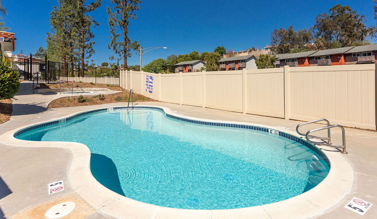 Community Pool at Jackson 23 Apartments in La Mesa, California