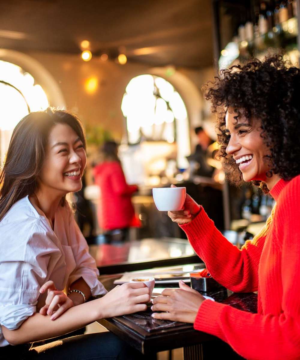 Residents out to coffee near The Union in Portland, Oregon   