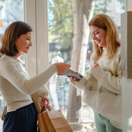 Man shopping near Kearney Meadows Apartments in Waunakee, Wisconsin