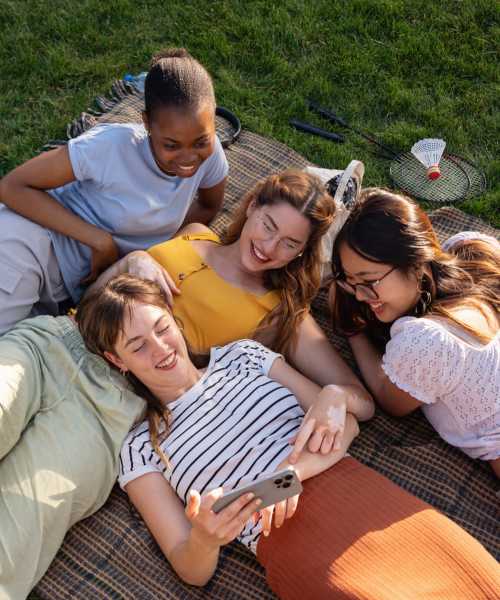 Residents in a park at Thickett in Mt Pleasant, South Carolina