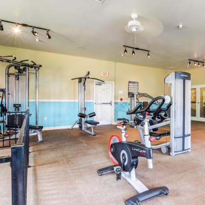 fitness center at Wire Mountain I in Oceanside, California