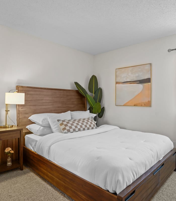 The Bedroom at The Greens of Bedford in Tulsa, Oklahoma