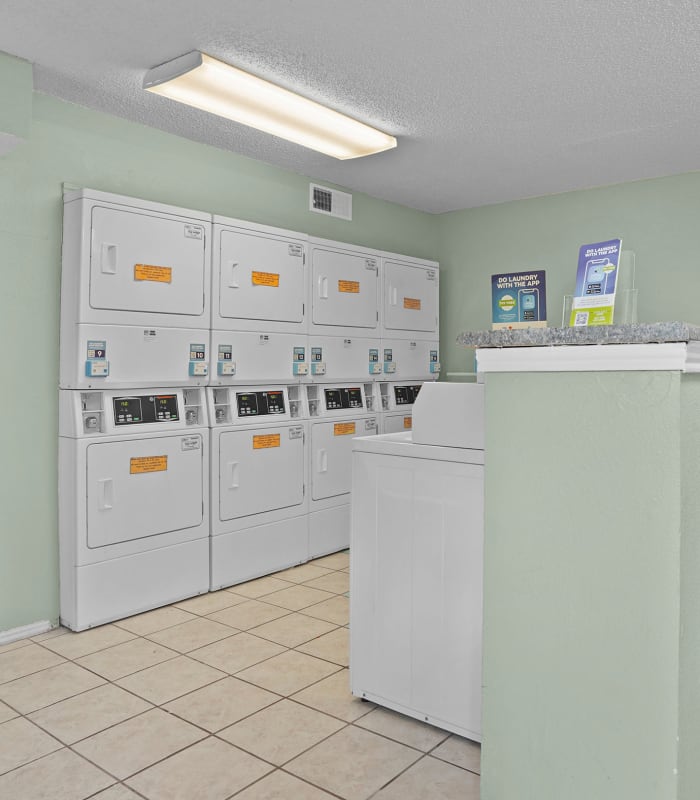 Laundry center at Newport Apartments in Amarillo, Texas