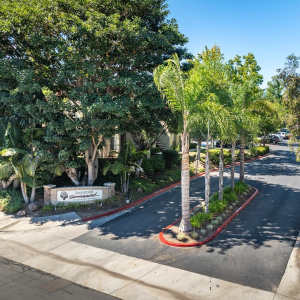 Walk path at Shadowridge Summerwind in Vista, California 