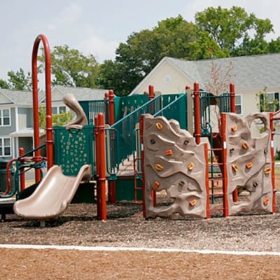 the playground at The Village at New Gosport in Portsmouth, Virginia