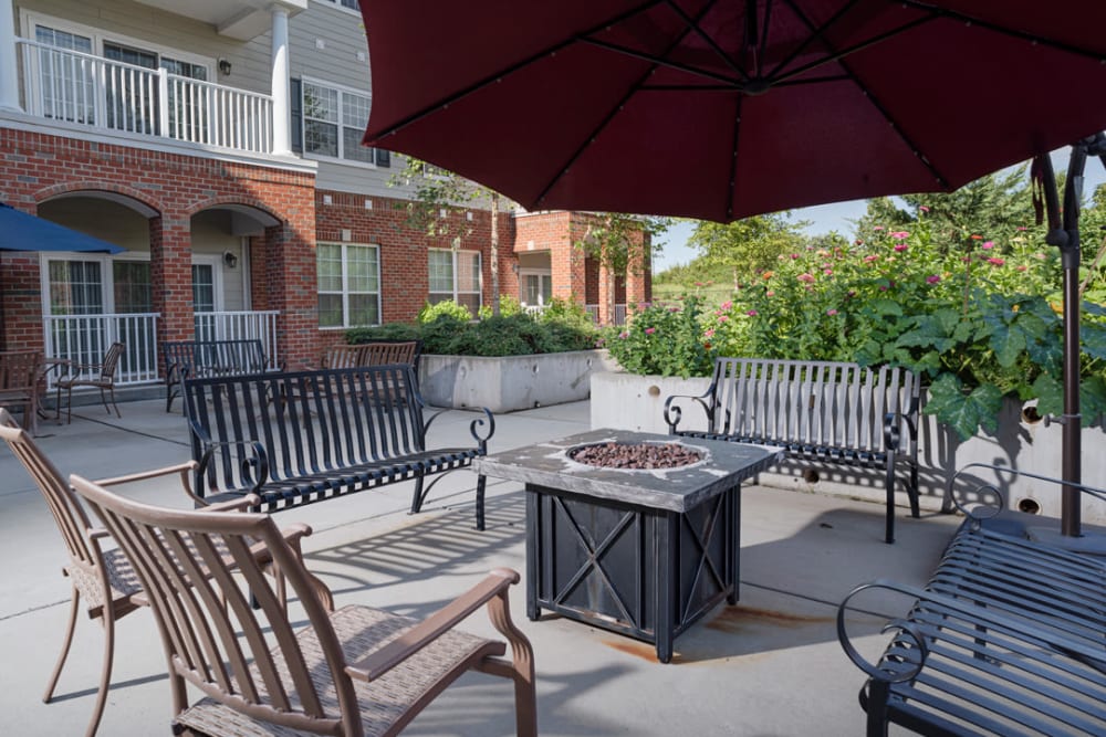 Patio at Harmony at Chantilly in Herndon, Virginia