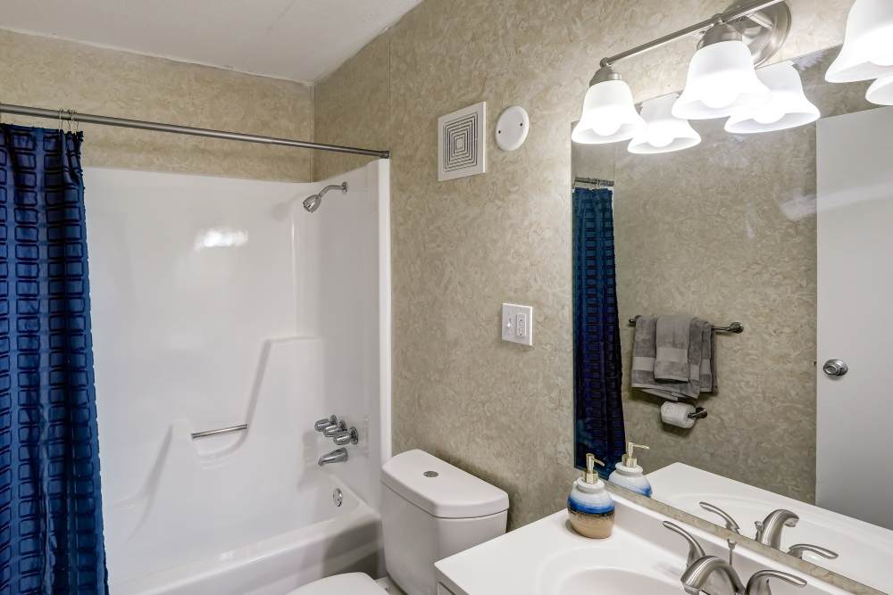 Bathroom at Park Guilderland Apartments in Guilderland Center, New York