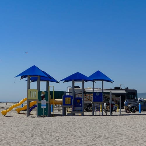 beach playground near Serra Mesa in Oceanside, California