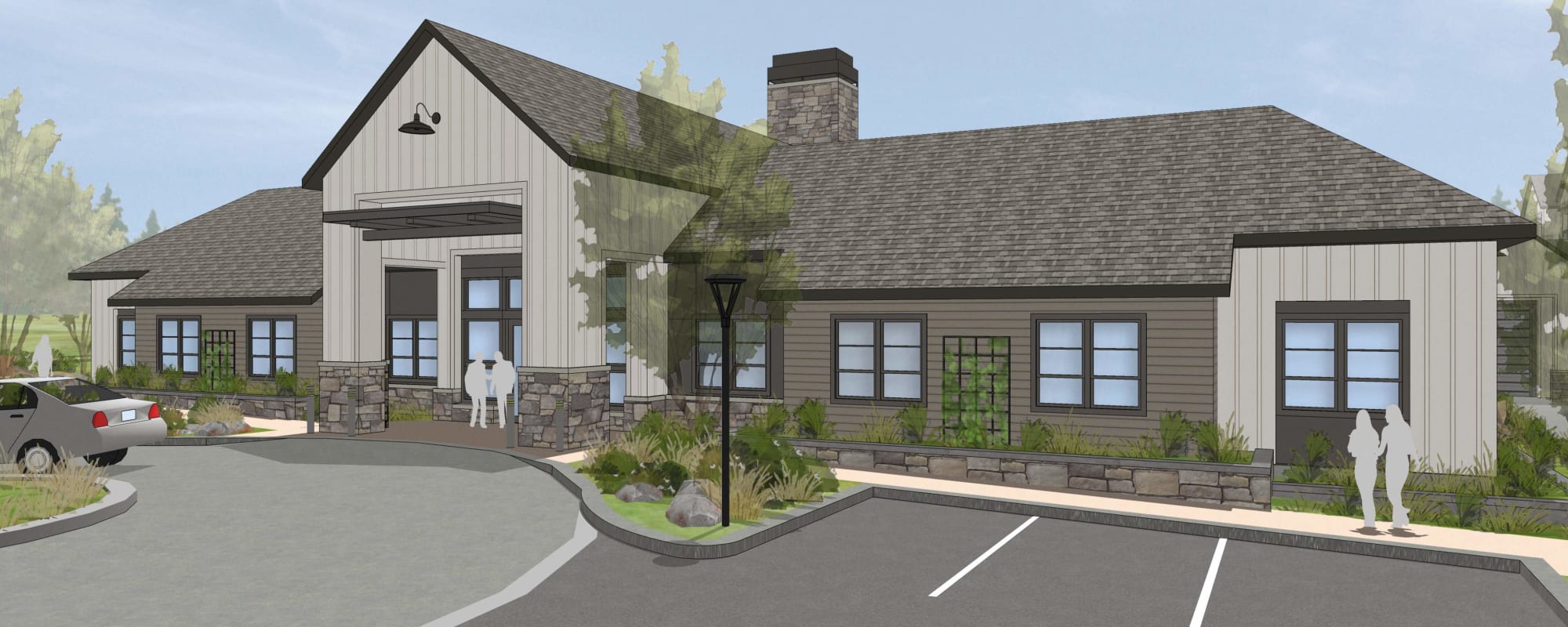 Rendering of The Springs at Happy Valley facility at Happy Valley, Oregon