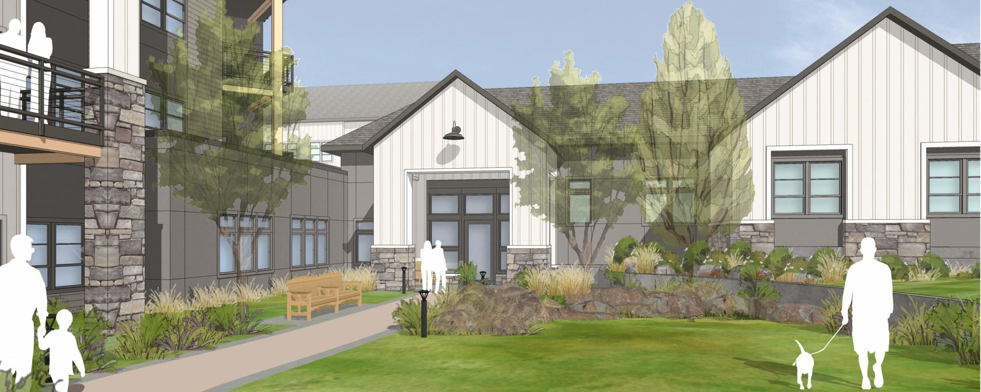 Rendering of The Springs at Happy Valley facility at Happy Valley, Oregon