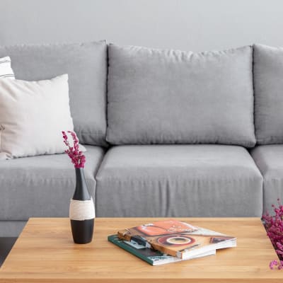 Open floor plan living area at Sofi Danvers in Danvers, Massachusetts