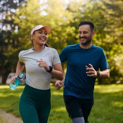 Residents running at Nightingale in Redmond, Washington